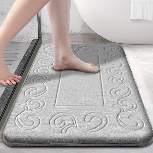 Anti slip absorbent bathroom mat bath mat ultra soft bathroom carpet machine washable bath rug home decoration
